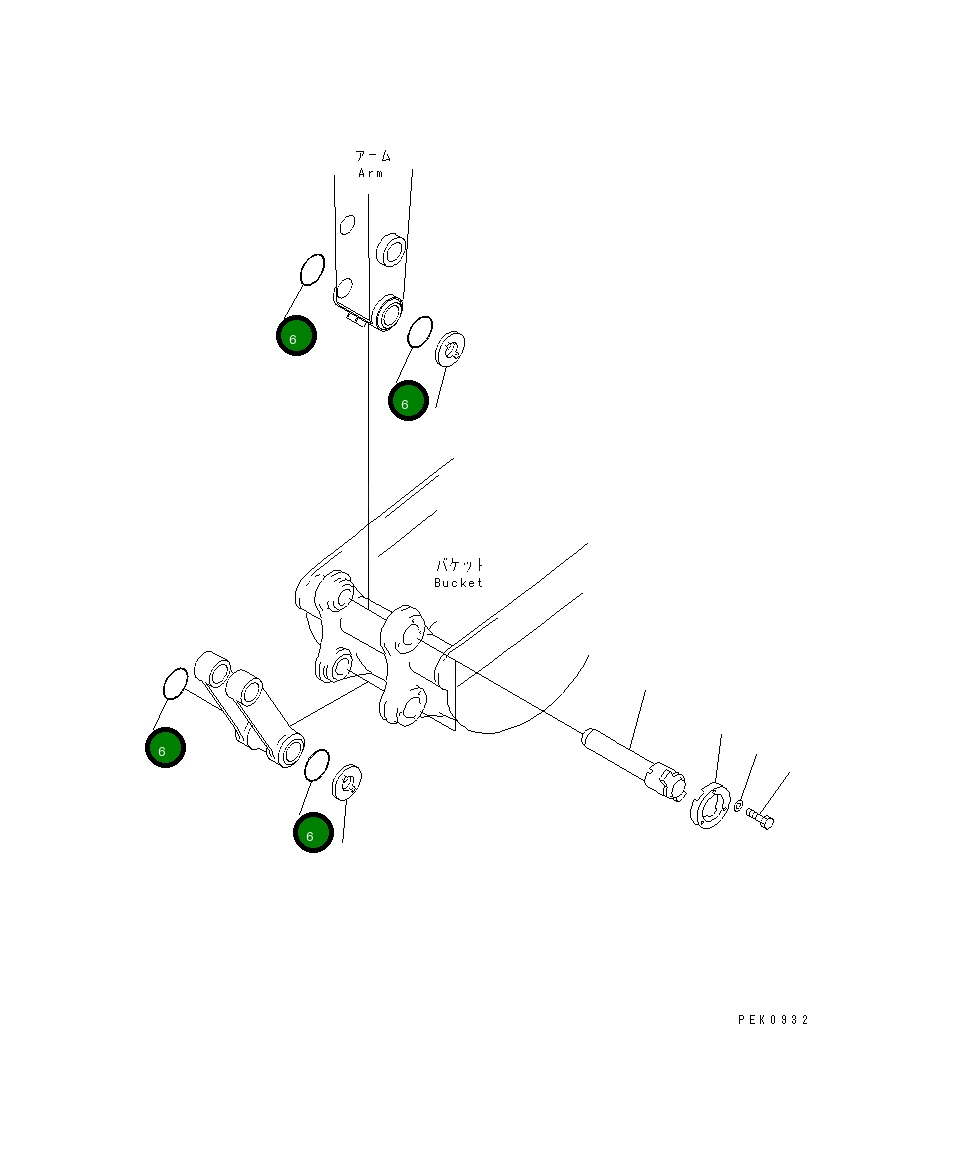 Кольцо уплотнительное (O-Ring) 20T-70-71611 Komatsu