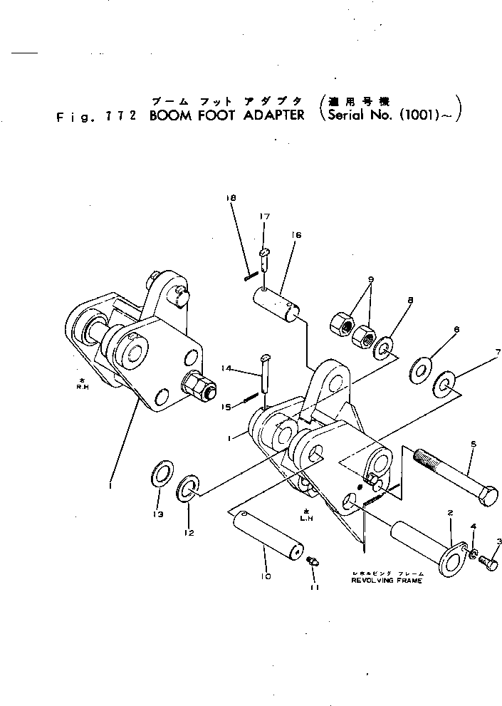 Болт 22-401503-01  Komatsu