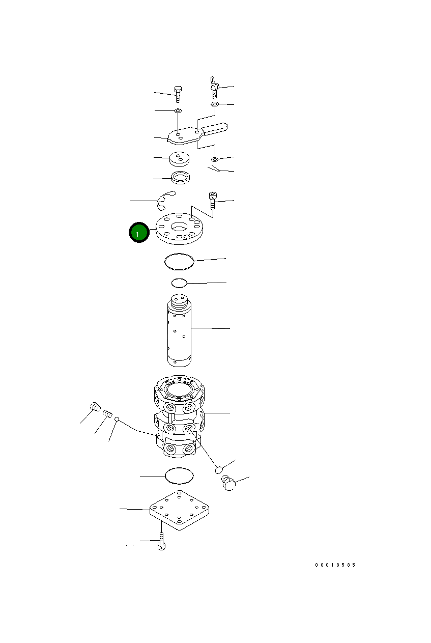Крышка 20Y-62-27950 Komatsu