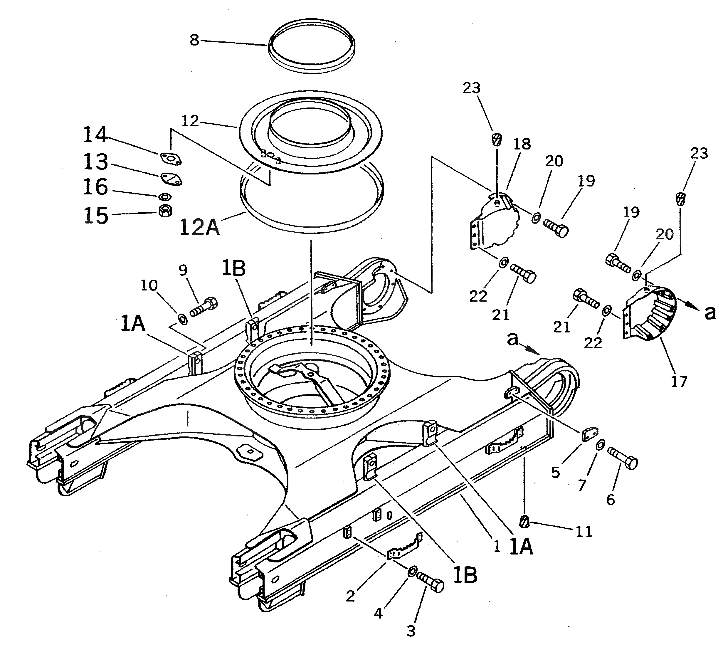 Болт 01011-52000  Komatsu