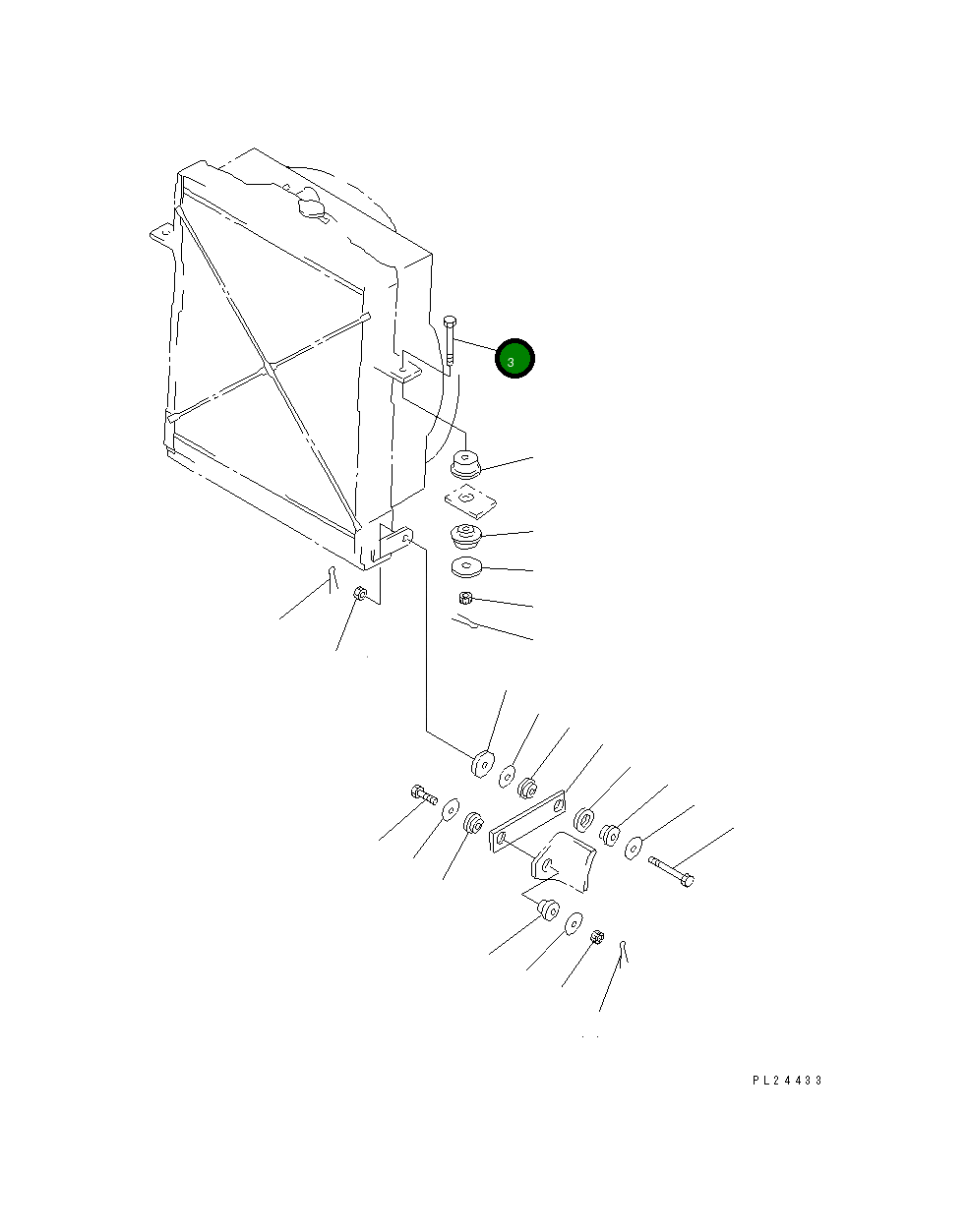 Болт 01012-81275 Komatsu