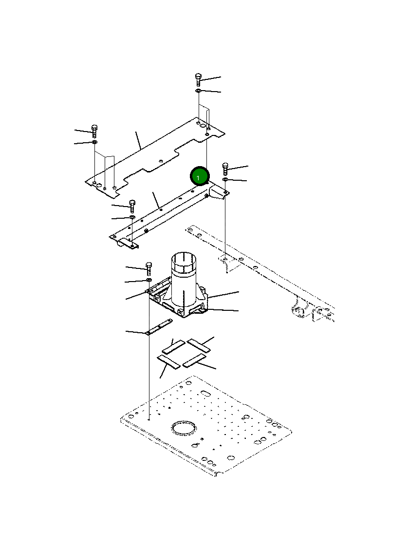 Крышка 20Y-54-B1710  Komatsu