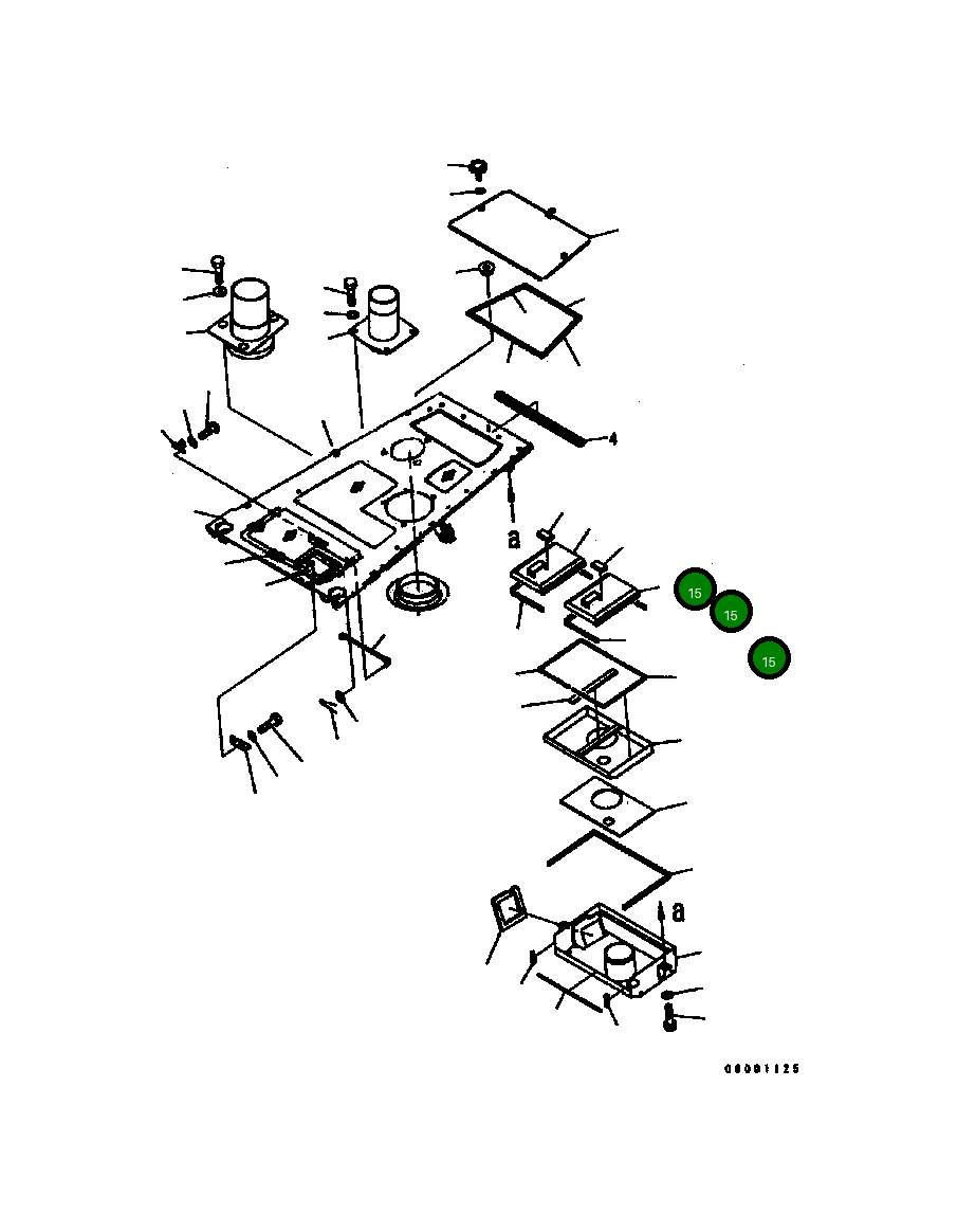 Крышка 134-X11-1621 Komatsu