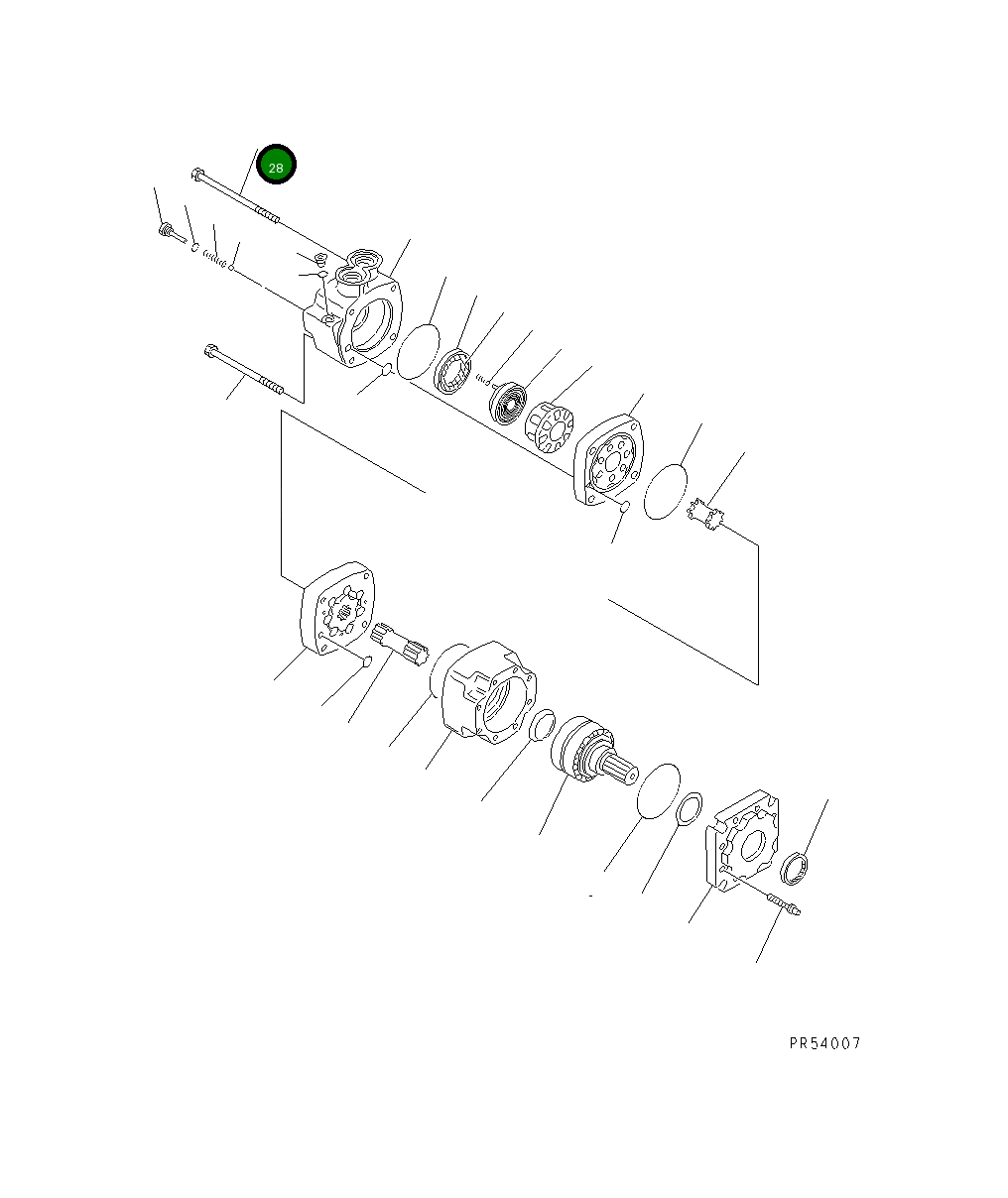 Болт 26A-60-13650 Komatsu