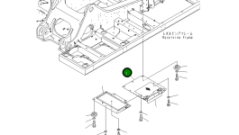 Крышка 21M-54-13122 Komatsu