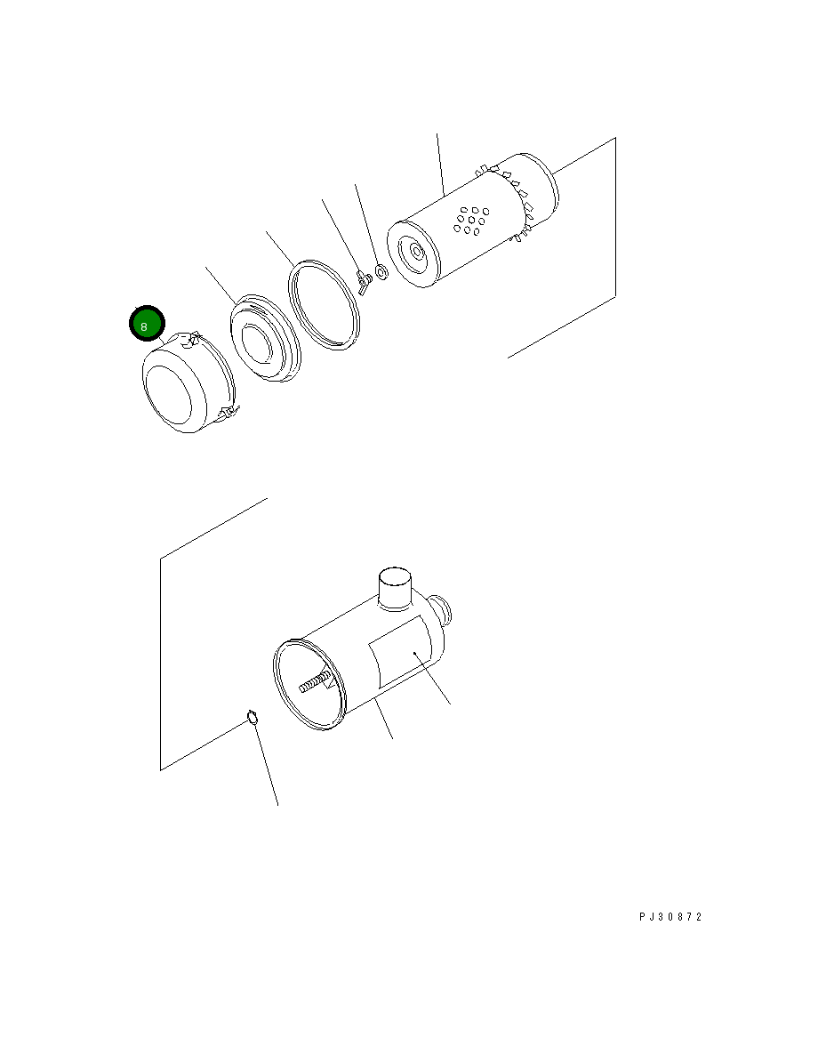 Крышка 600-181-7470  Komatsu