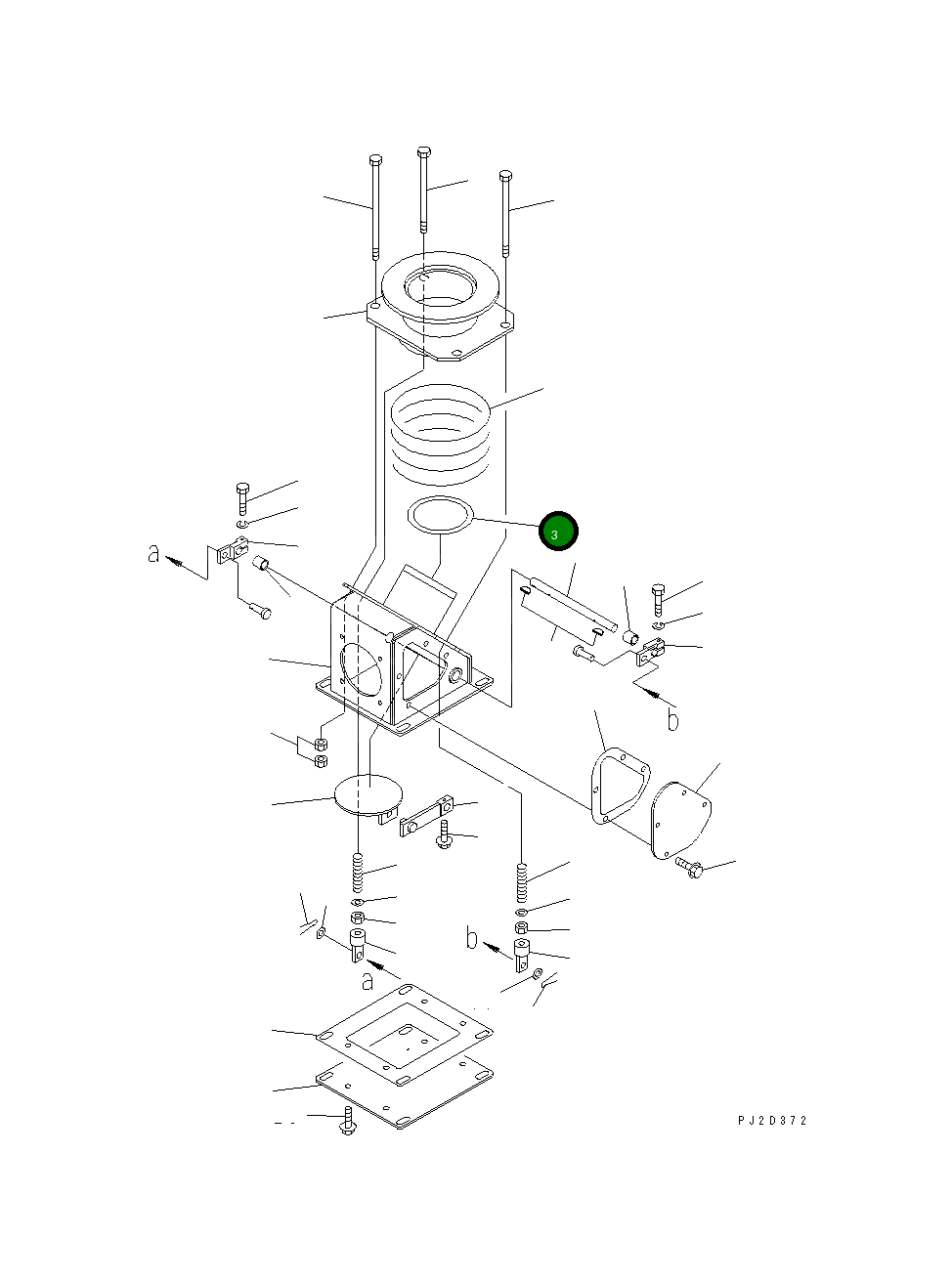 Кольцо 566-02-11420 Komatsu