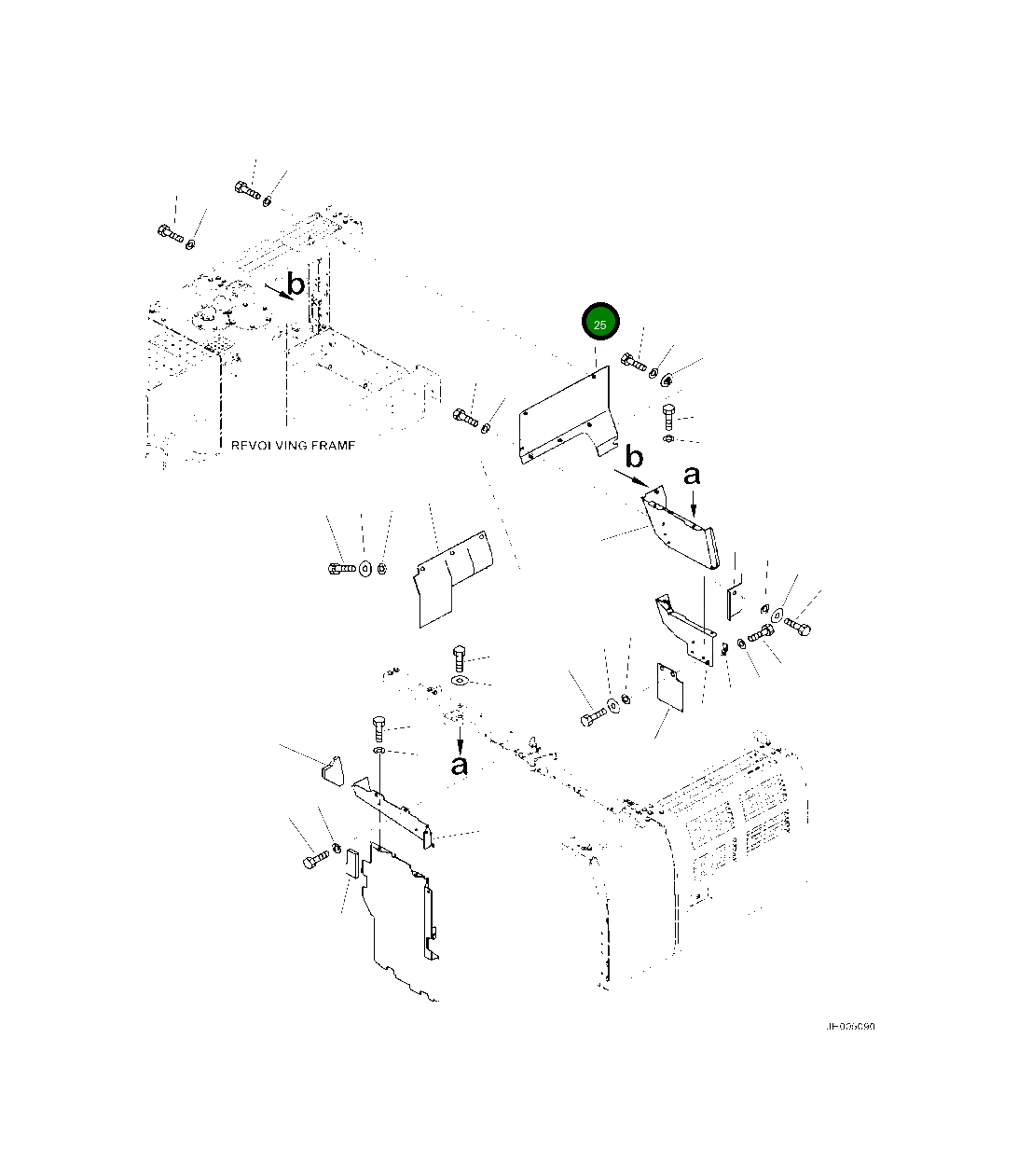 Крышка 2A5-54-12391 Komatsu