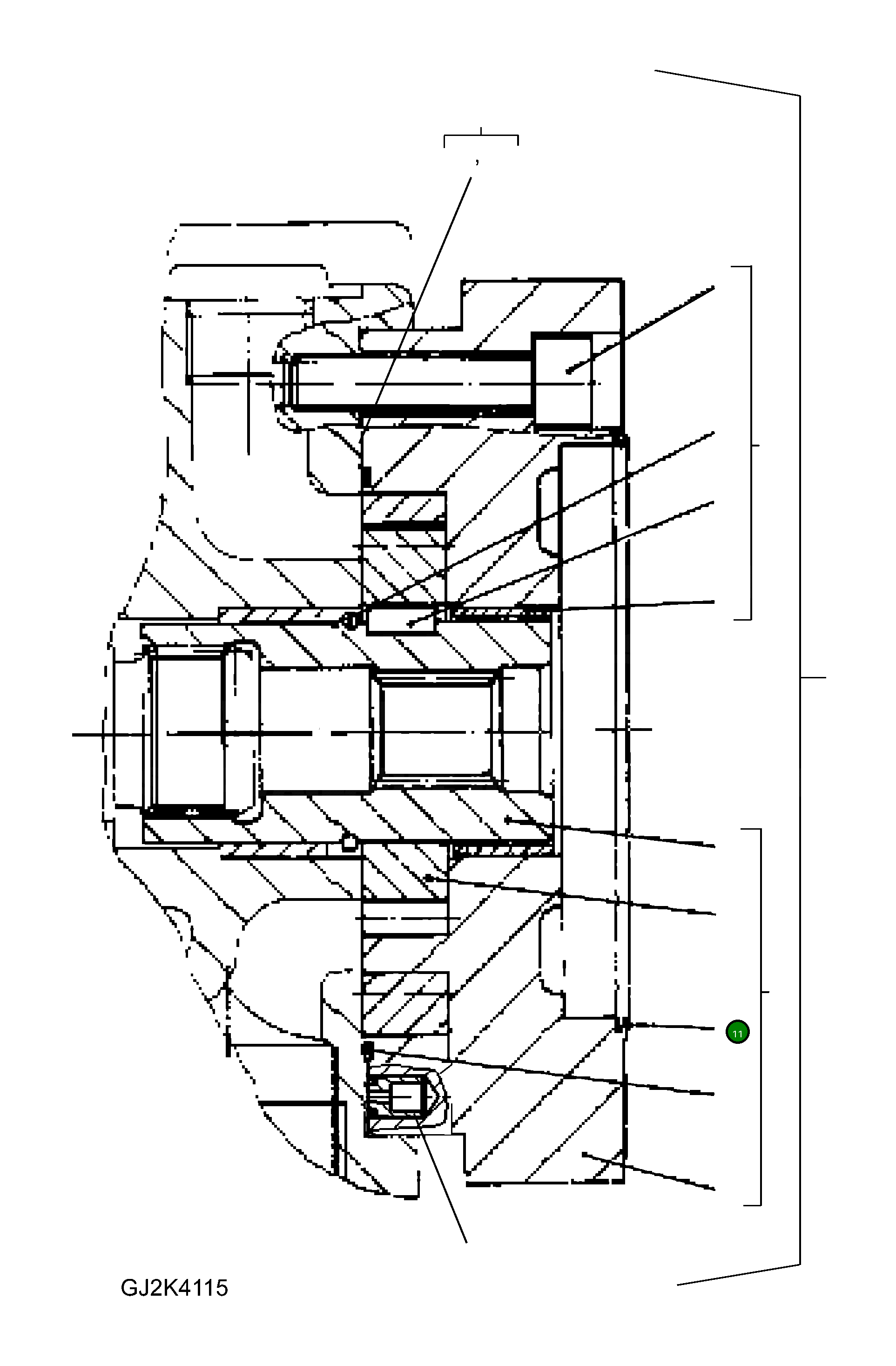 Кольцо уплотнительное (O-Ring) 42U-17-H0S71 Komatsu
