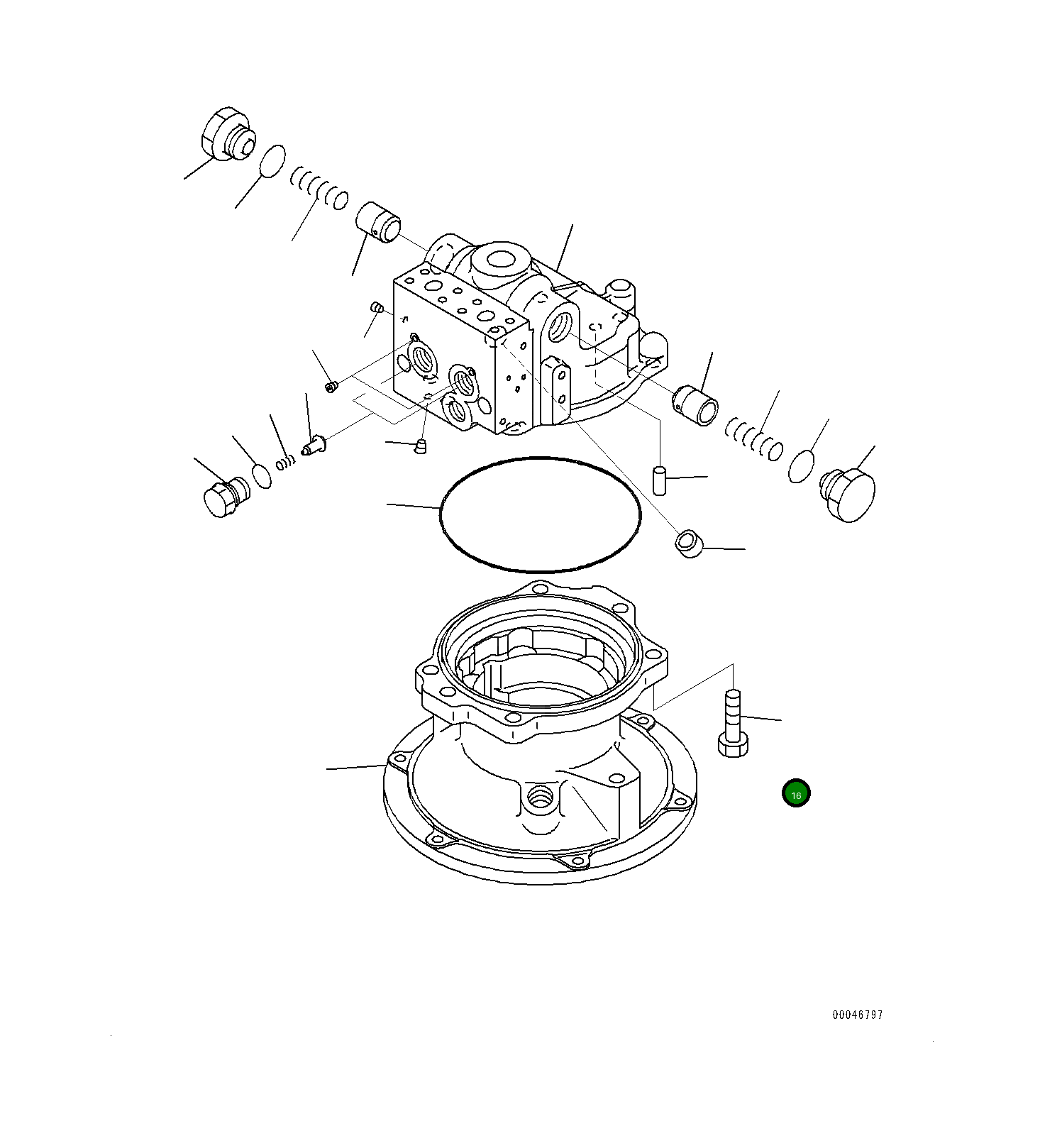 Болт 0101061450  Komatsu
