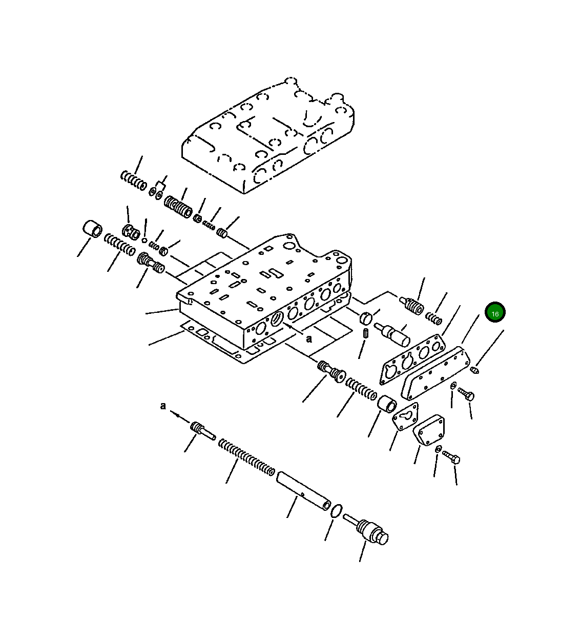Крышка 424-15-15950 Komatsu