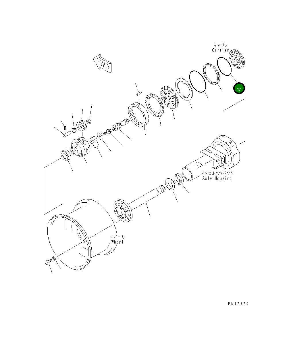Кольцо уплотнительное (O-Ring) 418-33-21420  Komatsu