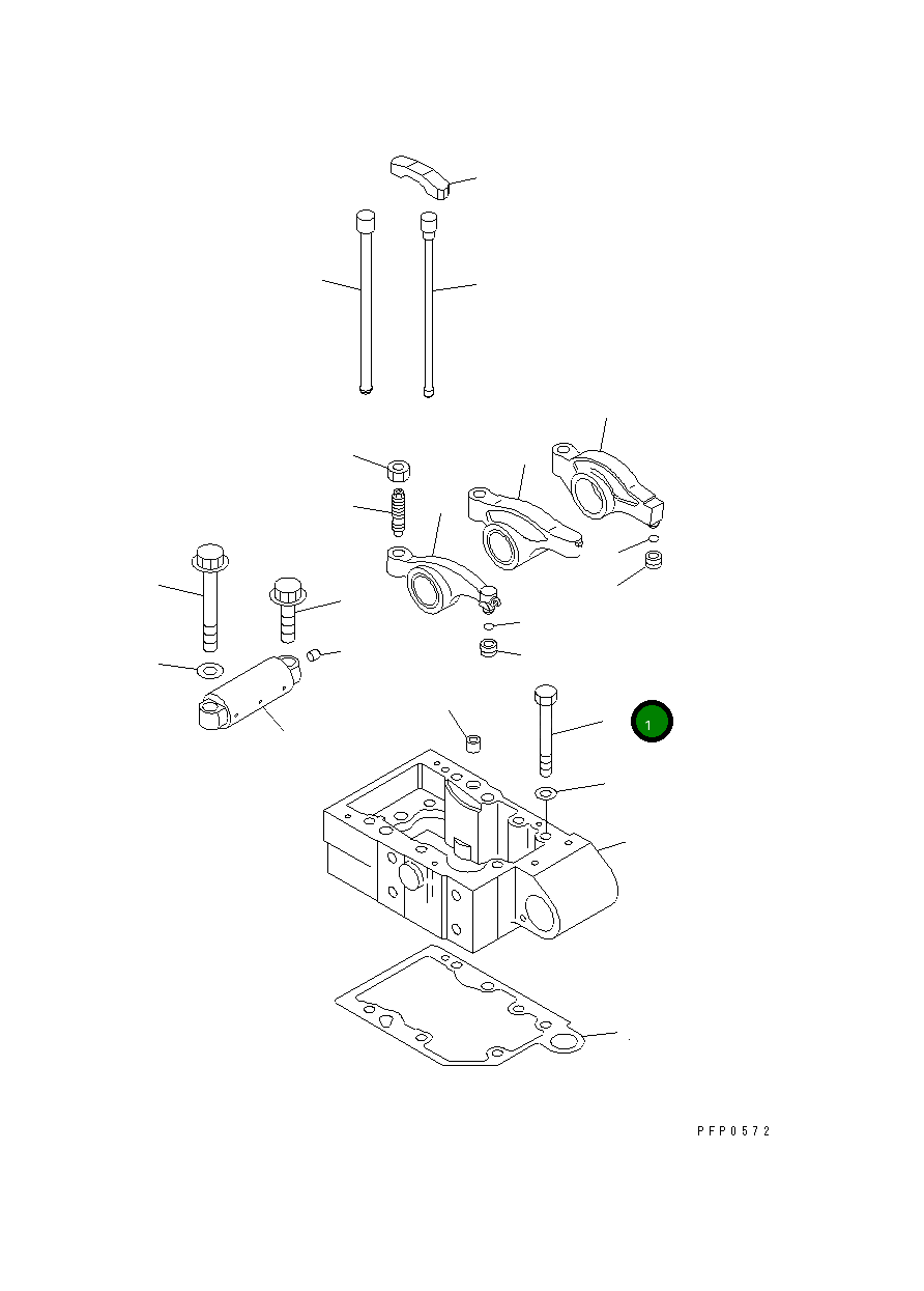 Болт CU108604 Komatsu
