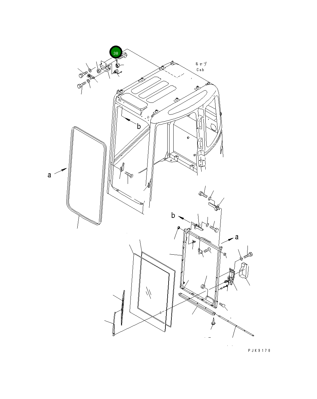 Болт 01435-40608 Komatsu