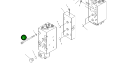 Болт 708-25-15450 Komatsu