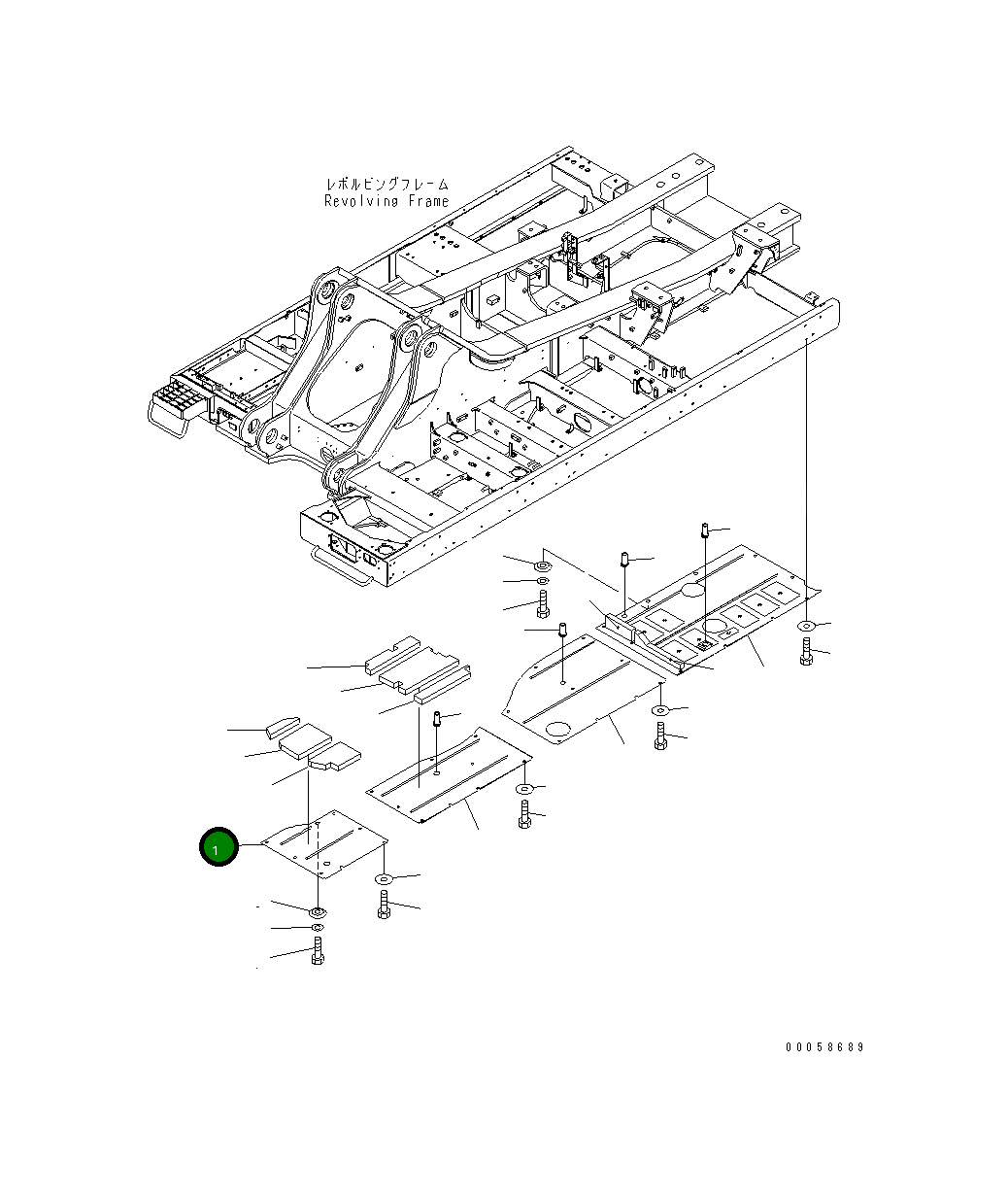 Крышка 209-54-42660 Komatsu