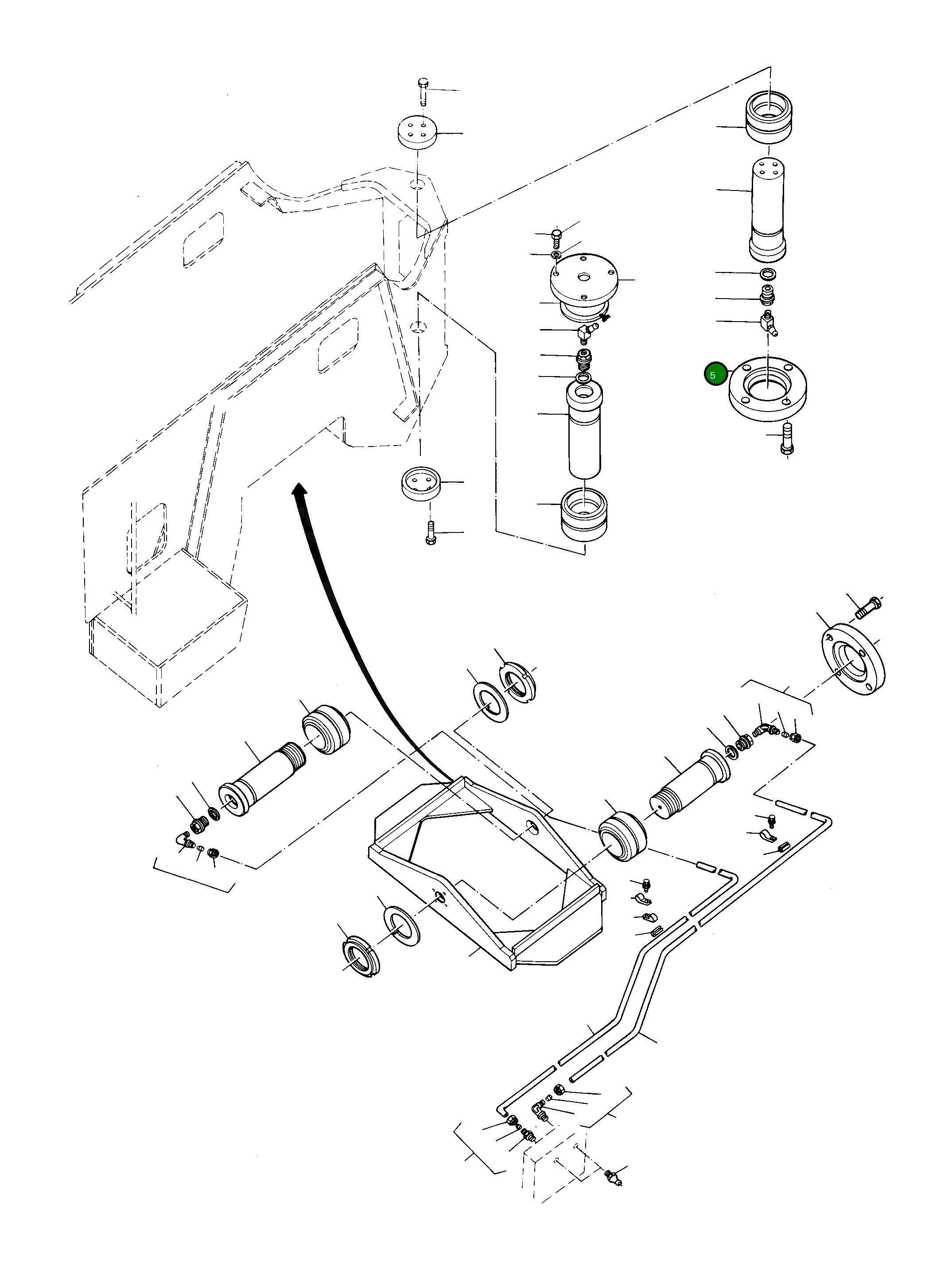 Крышка 3075102M1 Komatsu