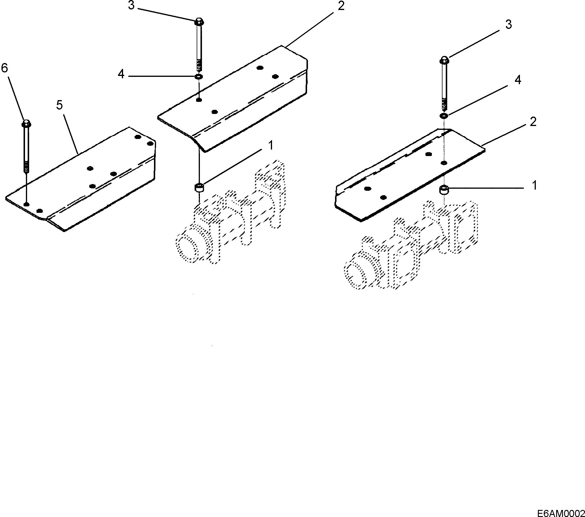 Болт 6216-84-6560 Komatsu