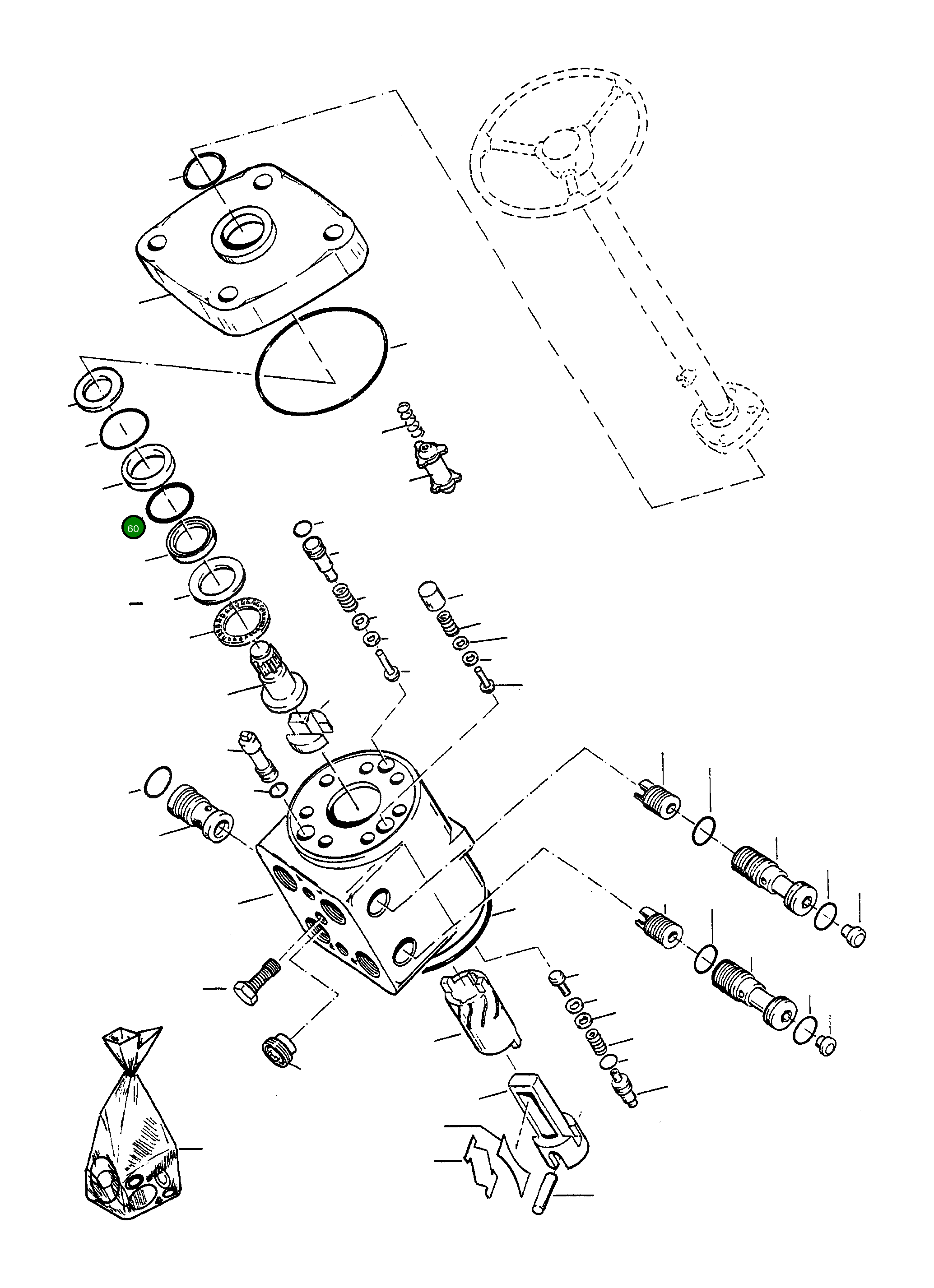 Кольцо уплотнительное (O-Ring) 4907847M1 Komatsu