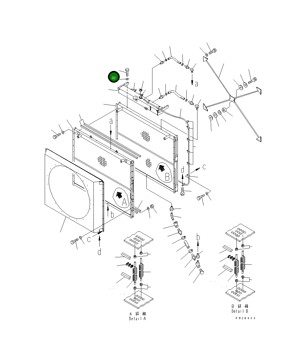 Болт LM33056-18 Komatsu