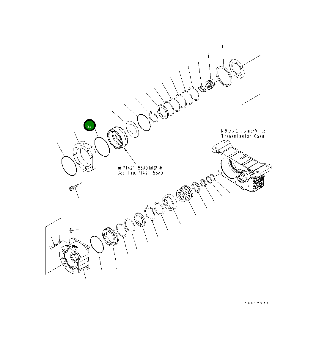 Кольцо уплотнительное (O-Ring) 20K-14-31370 Komatsu