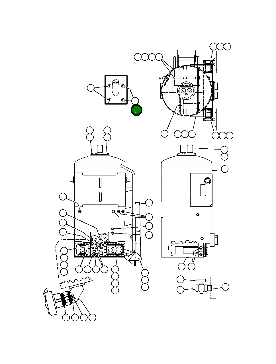 Кольцо уплотнительное (O-Ring) TH5604  Komatsu
