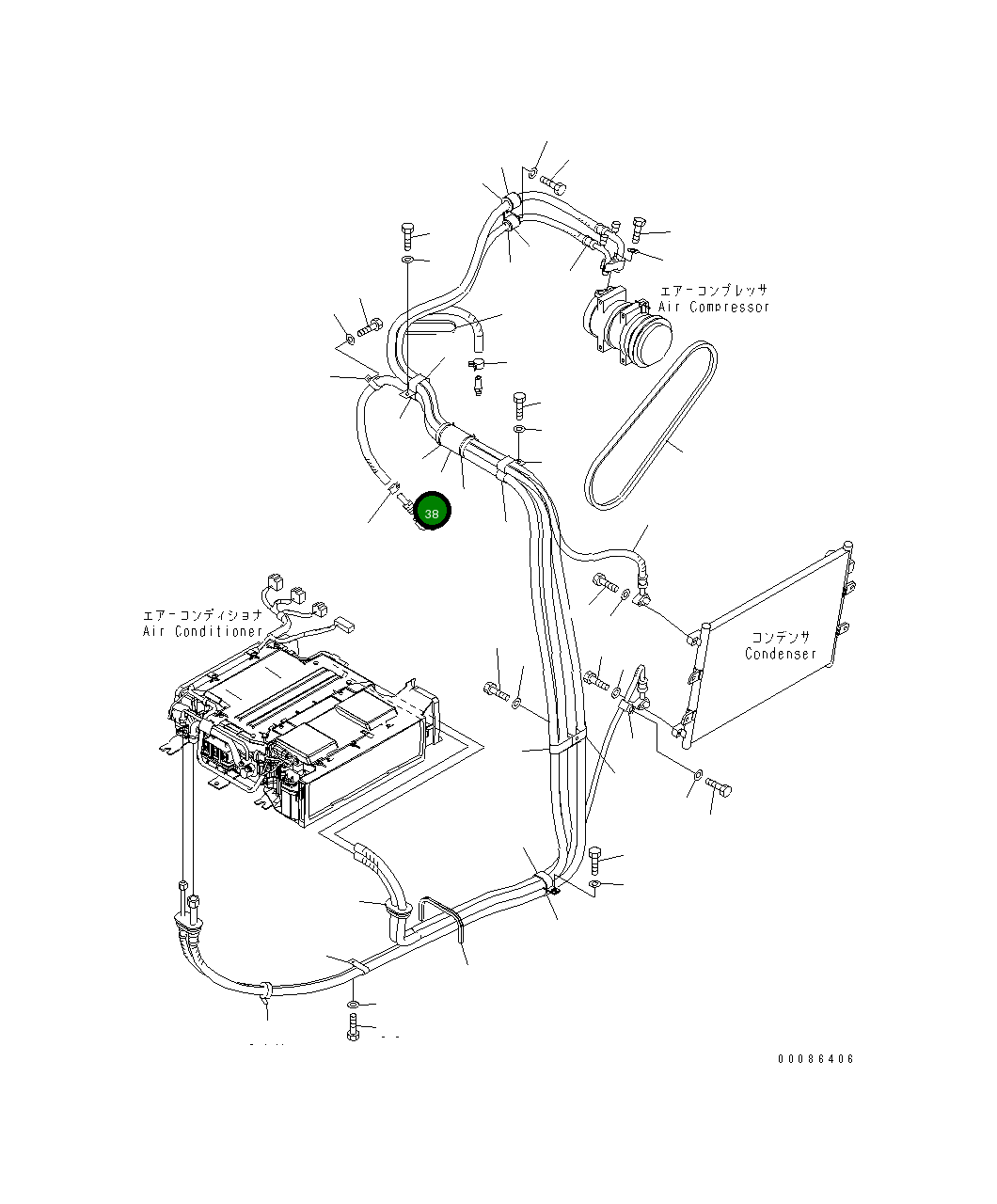 Крышка 22U-979-2780  Komatsu