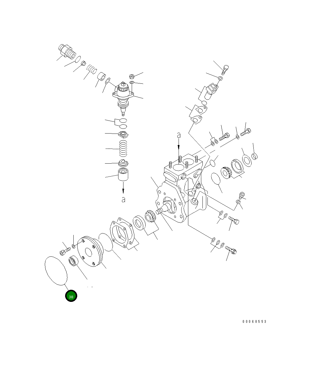 Кольцо уплотнительное (O-Ring) ND094086-0210 Komatsu