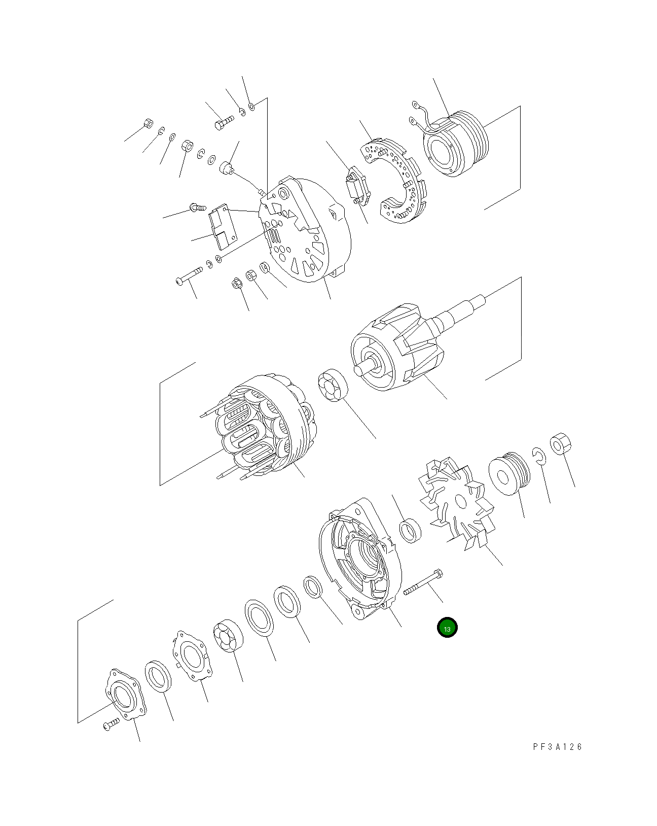 Болт KD0-0083-088 Komatsu