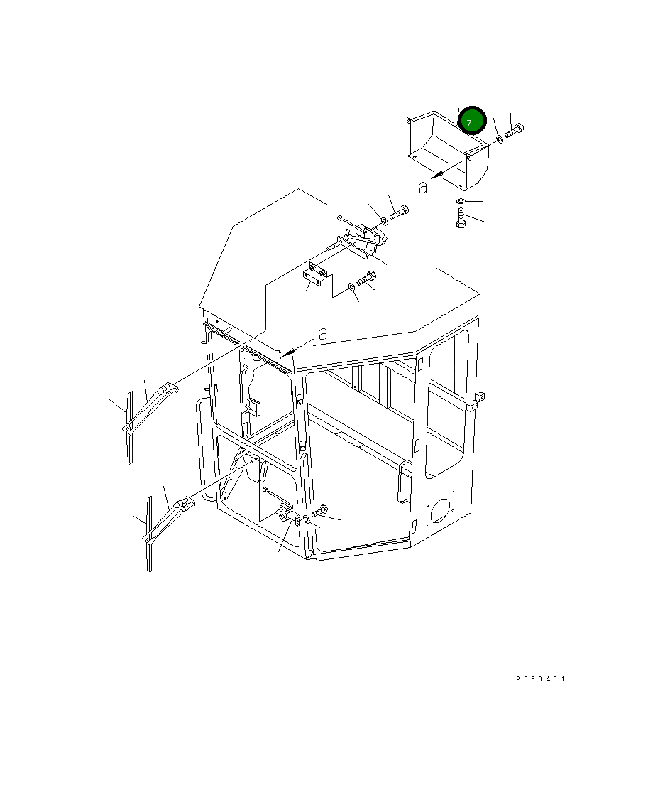 Крышка 234-950-4320 Komatsu