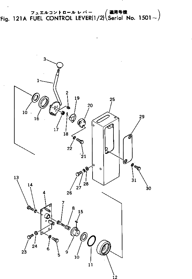 Болт 01016-30825 Komatsu