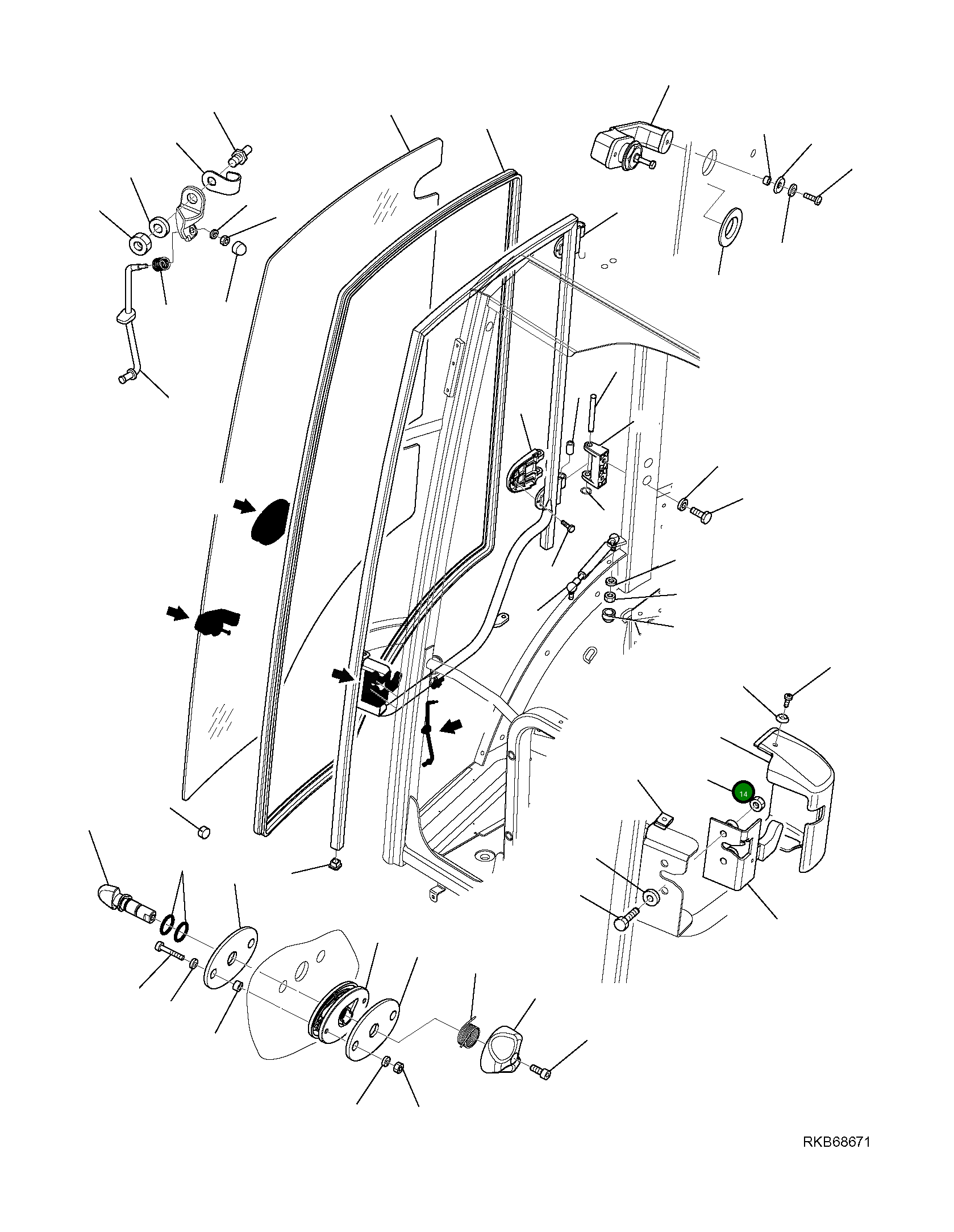 Крышка 42N-54-13650 Komatsu
