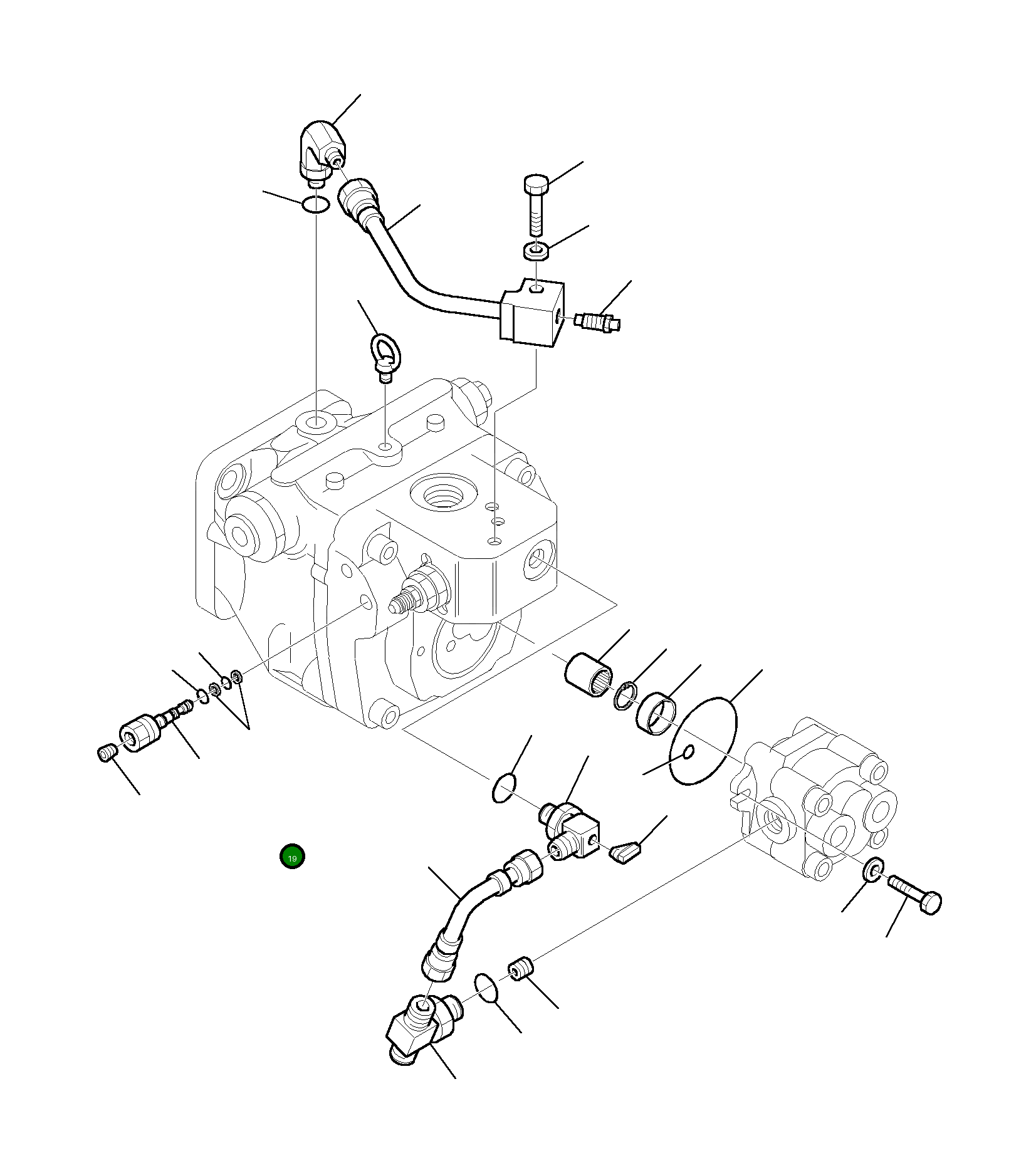 Кольцо 890001685 Komatsu