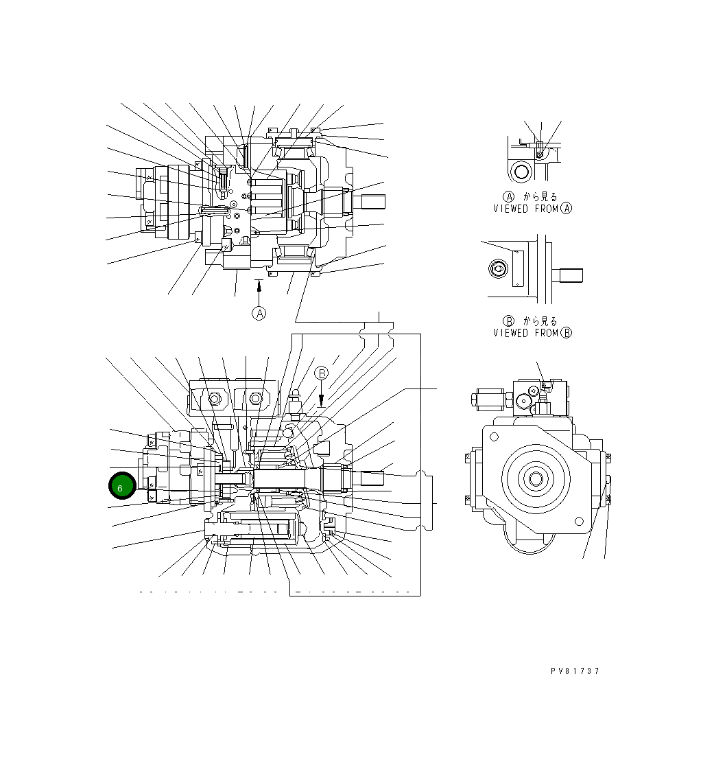 Кольцо уплотнительное (O-Ring) YM172176-73471 Komatsu