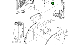 Крышка 22L-54-23612 Komatsu