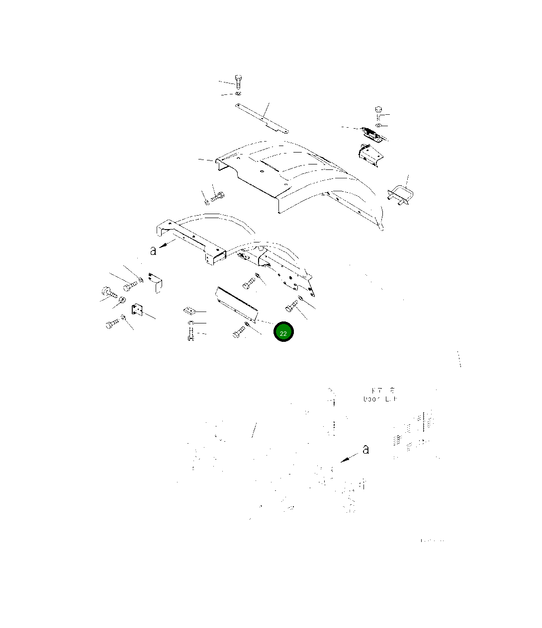 Крышка 423-54-65760  Komatsu
