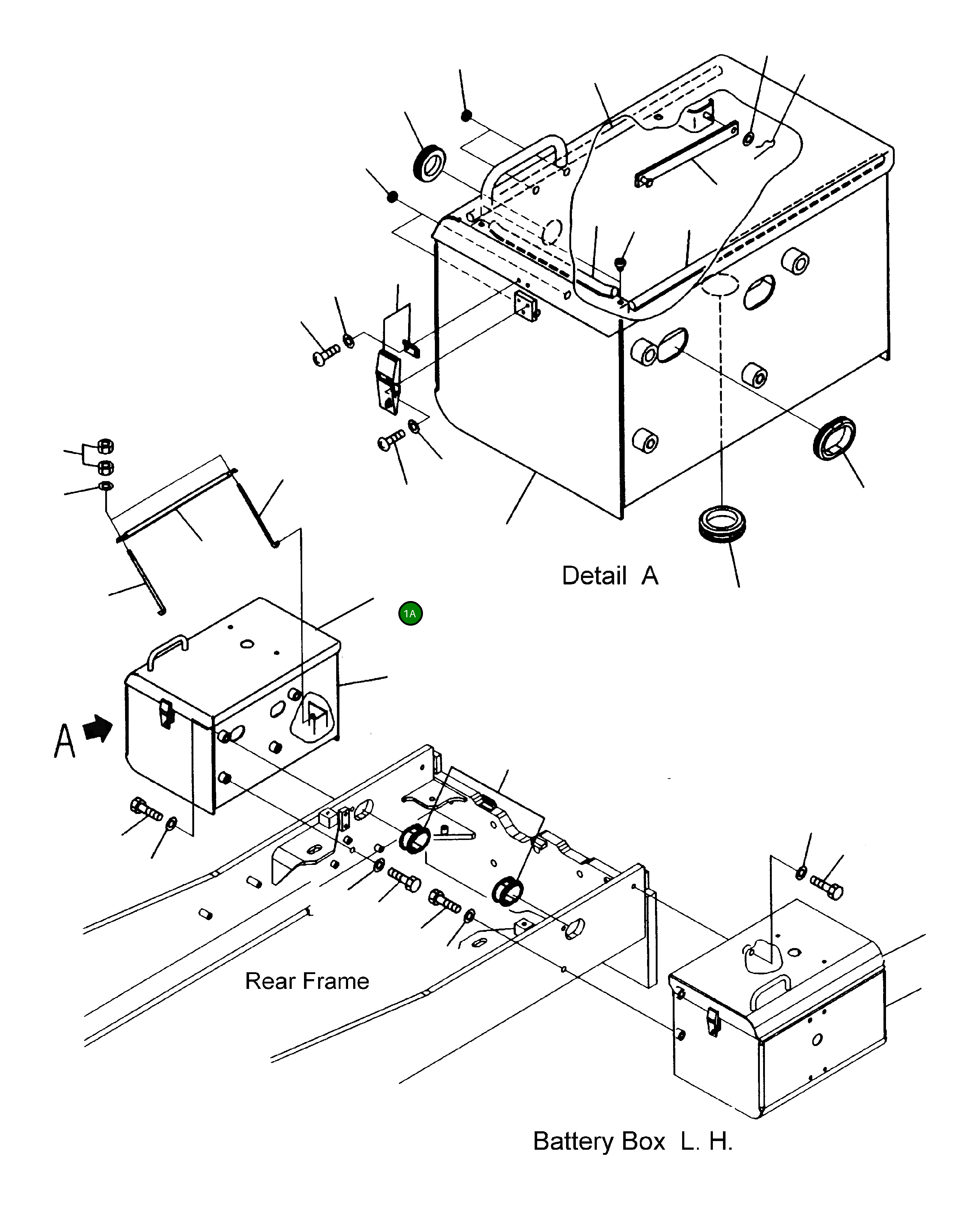Крышка 421-06-H0P30  Komatsu