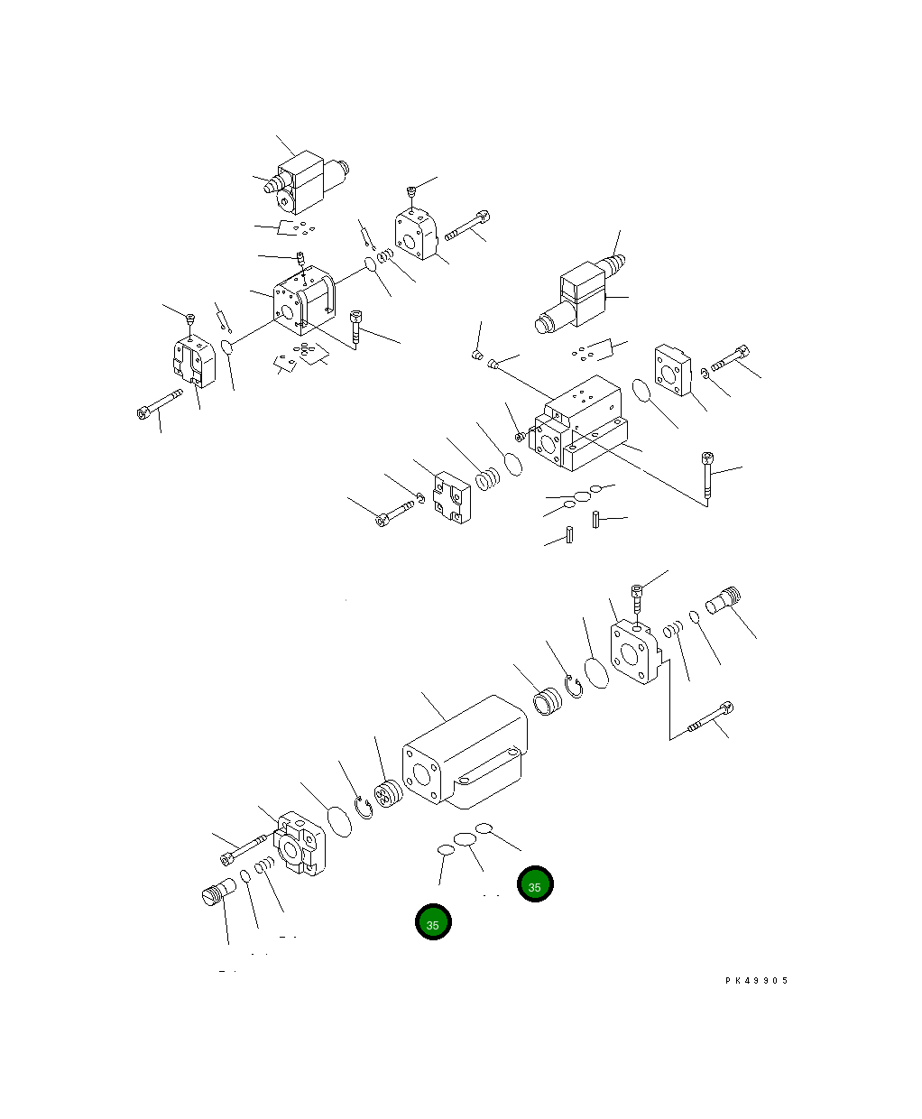 Кольцо уплотнительное (O-Ring) 41D-62-23470  Komatsu