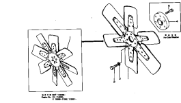 Вентилятор охлаждения 6691-61-3131 Komatsu
