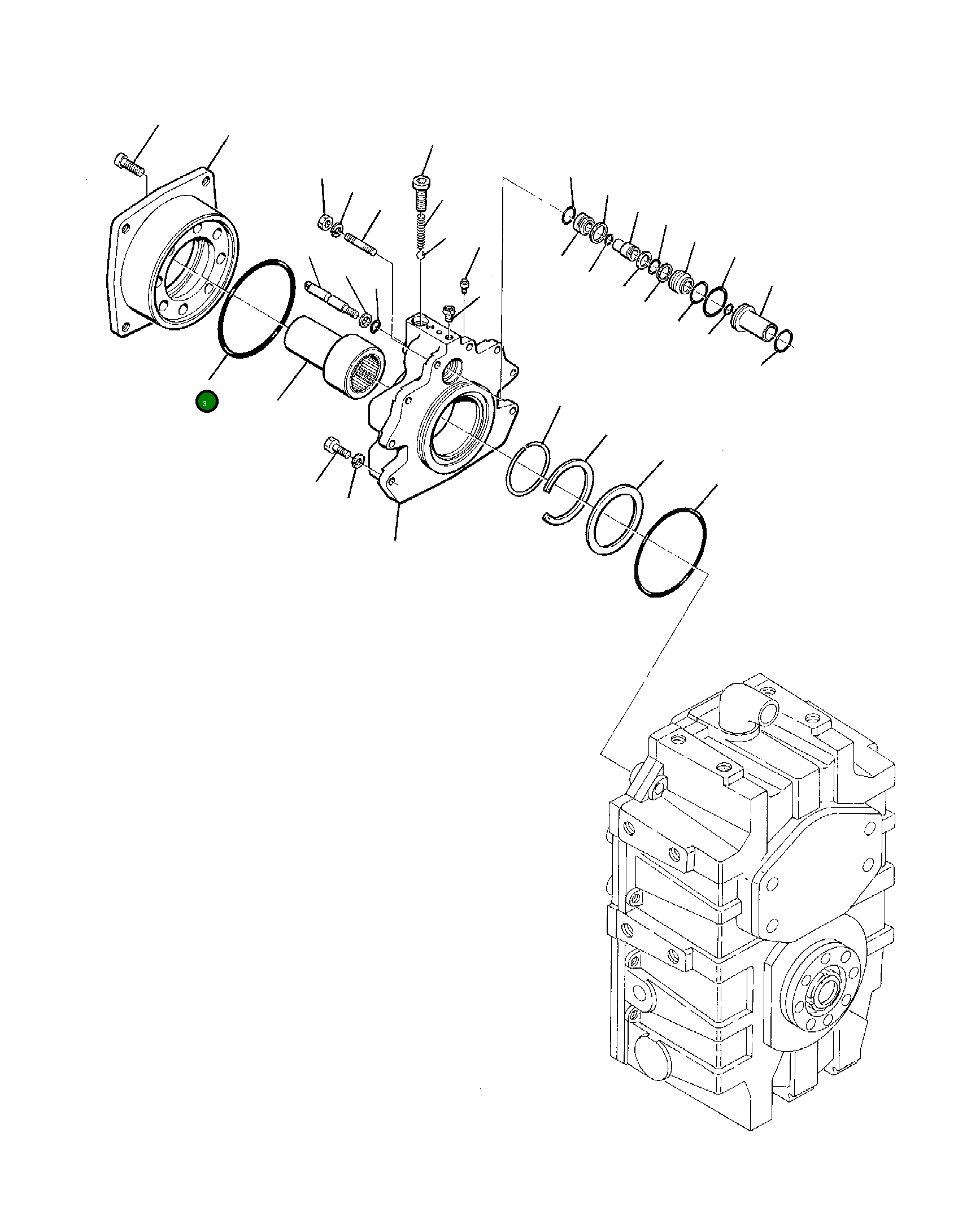 Кольцо уплотнительное (O-Ring) 21D-14-11650 Komatsu