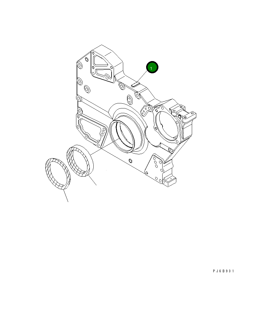 Крышка 6240-21-3220 Komatsu