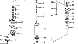 Головка UK350003022100 Komatsu