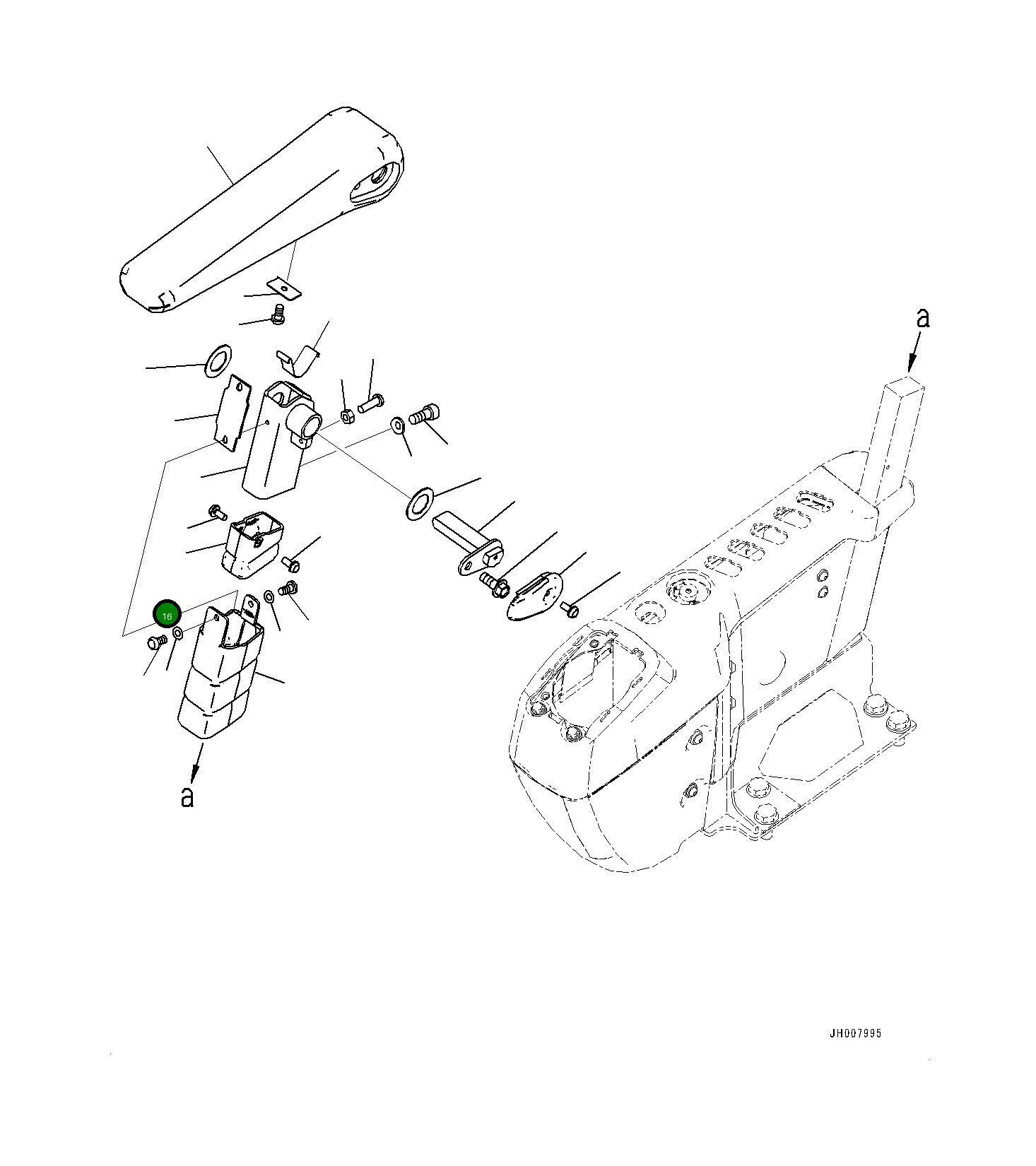 Крышка 20Y4341591 Komatsu