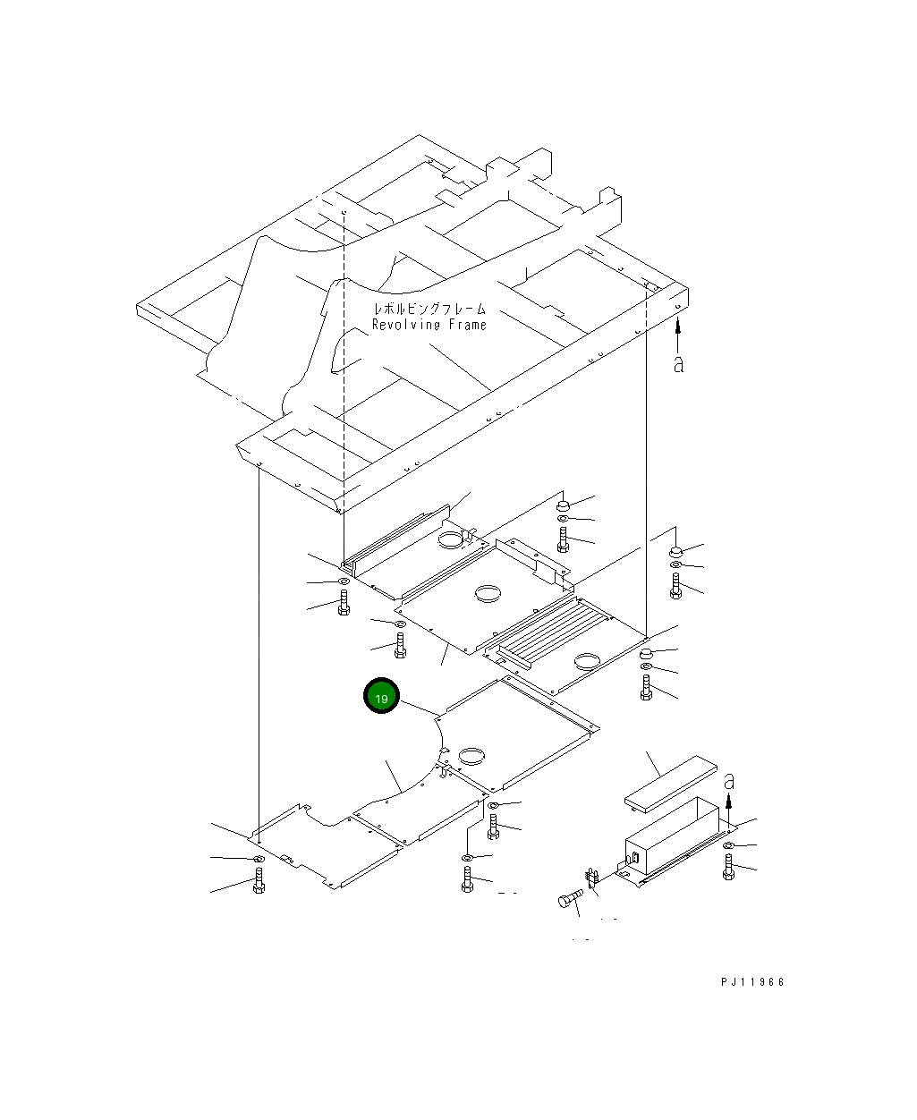 Крышка 20K-54-11450 Komatsu