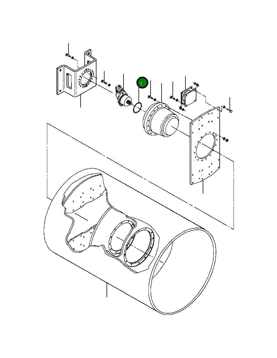 Кольцо уплотнительное (O-Ring) 22 416 R1 Komatsu