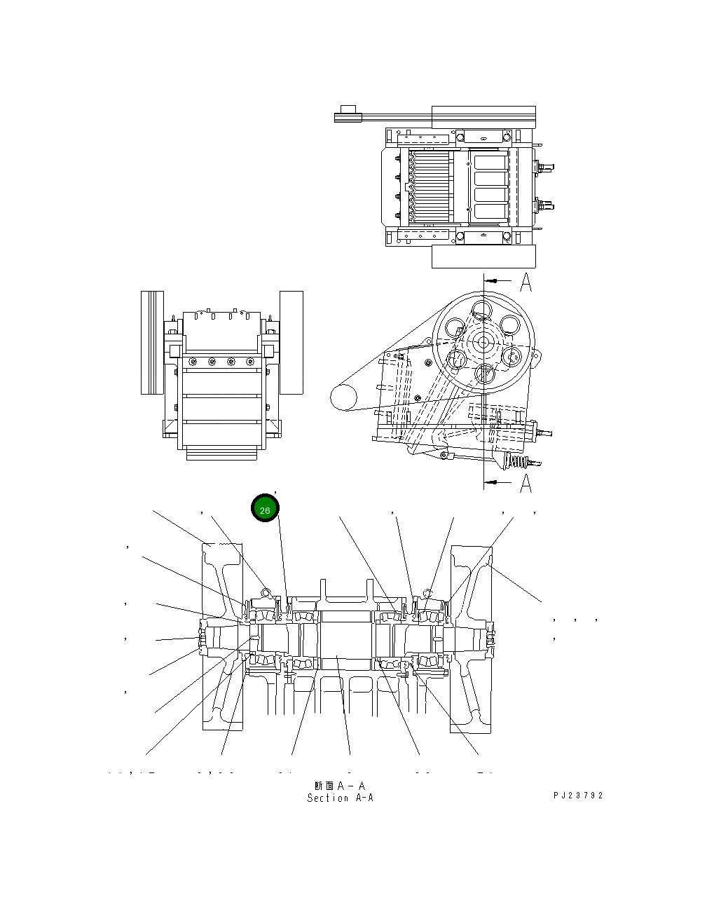 Болт 8221-70-5750 Komatsu