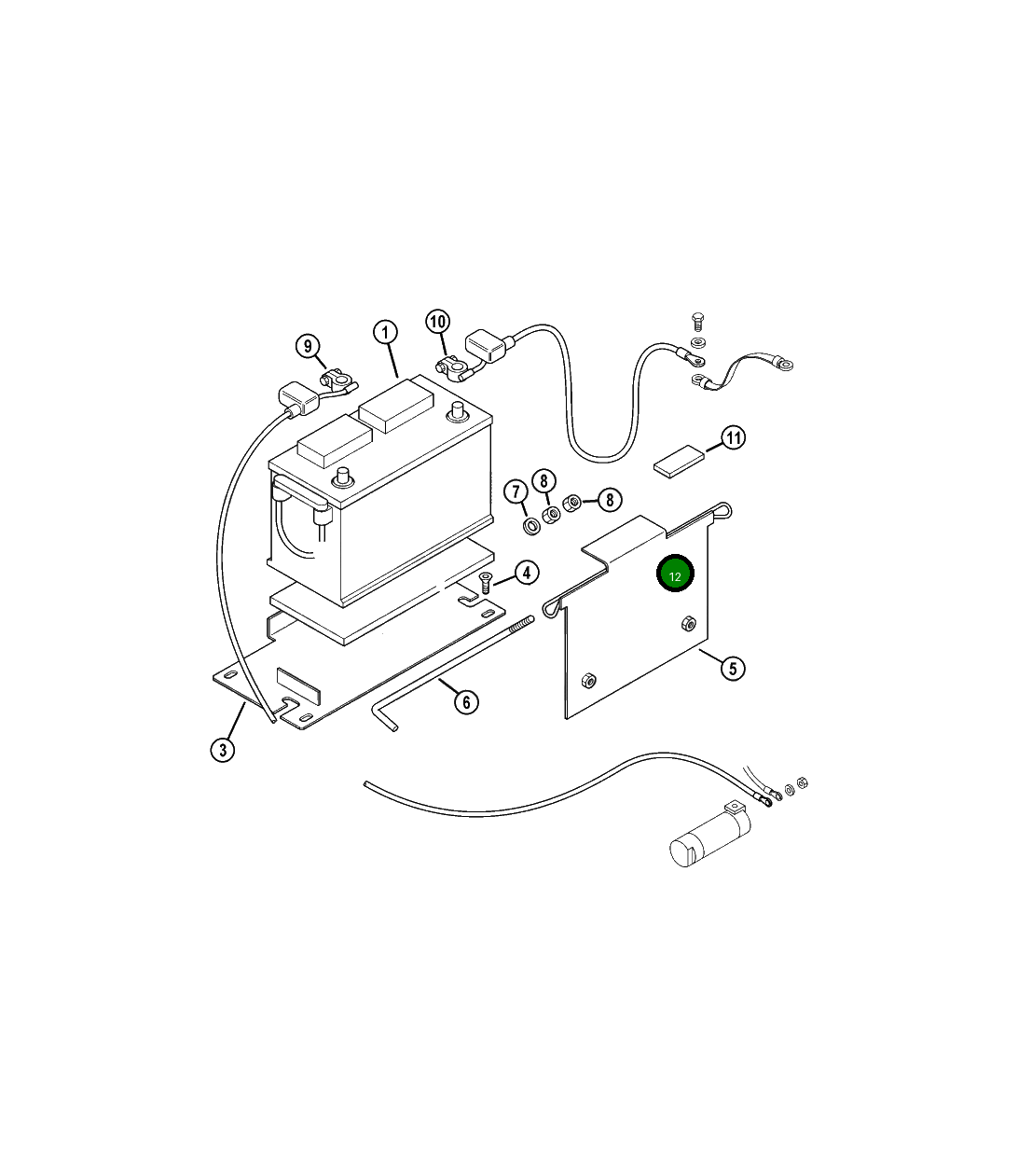 Крышка 37C-06-18110  Komatsu