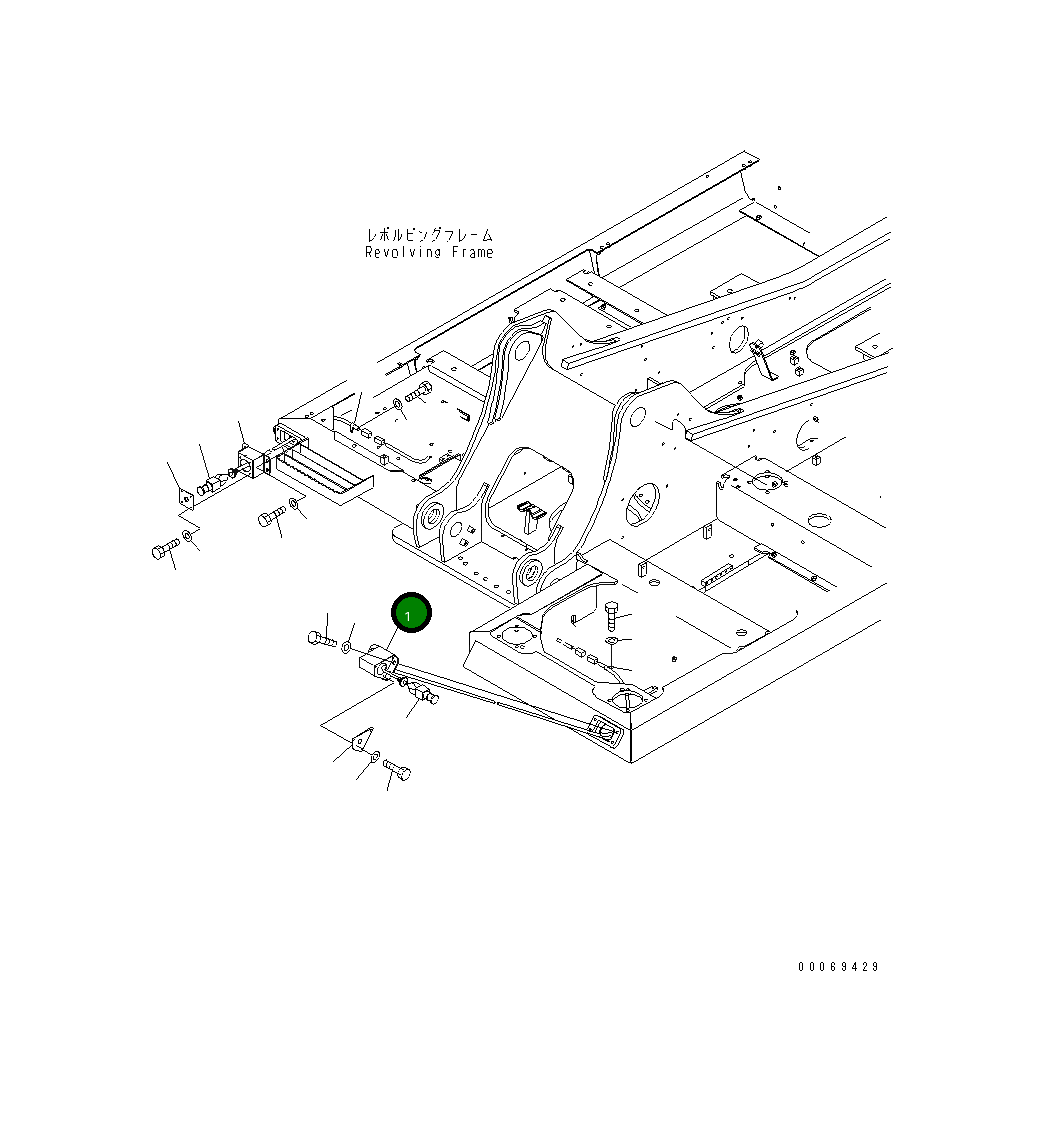 Крышка 207-06-75440 Komatsu