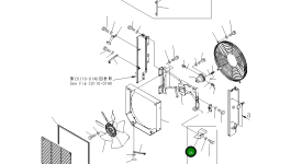 Крышка 416-Z03-3140 Komatsu