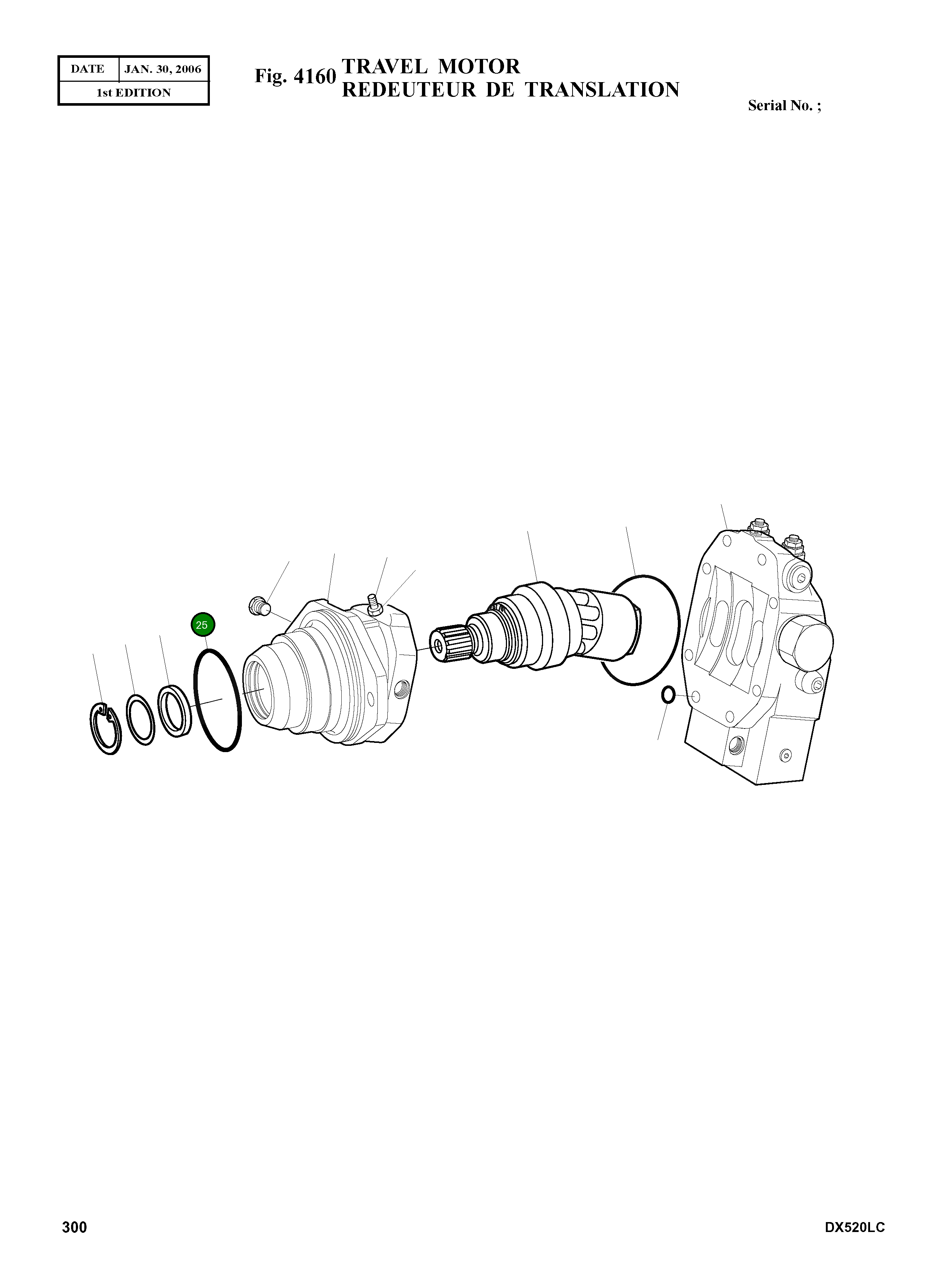 Кольцо уплотнительное (O-Ring) 2.180-01177 Komatsu